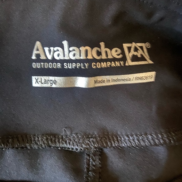 AVALANCHE Outdoor supply woman's ripstop pant, Black, size XL - Picture 8 of 12